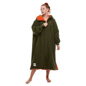 Red Original, Women's Long Sleeve Pro Change Robe EVO - Parker Green