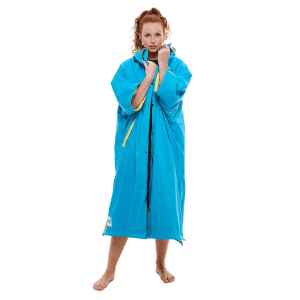Red Original, Women's Short Sleeve Pro Change Robe EVO - Hawaiian Blue