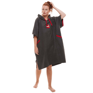 Red Original, Women's Quick Dry Microfibre Changing Robe - Grey