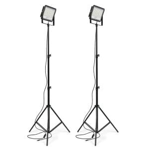 Rocksolar, ROCKSOLAR 15W Portable Adjustable LED Floodlight with Telescopic Stand