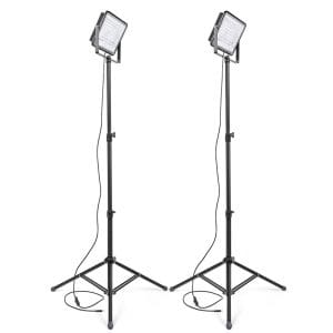 Rocksolar, ROCKSOLAR 20W Portable Adjustable LED Floodlight with Telescopic Stand