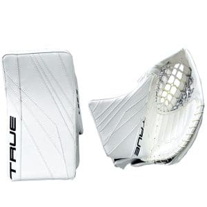 True : Sr, TRUE L20.2 STOCK SENIOR GOALIE CATCHER & BLOCKER SET
