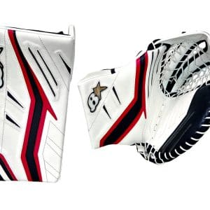 Brians : Int, BRIAN'S G-NETIK X5 INTERMEDIATE GOALIE CATCHER & BLOCKER SET