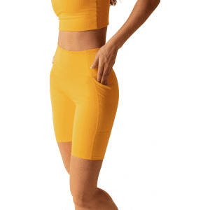 Girlfriend Collective, Girlfriend Collective High Rise Pocket Bike Shorts - Women's