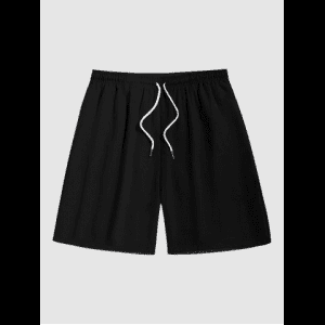 Rosegal, Plus Size Solid Color Pocket Beach Shorts For Men