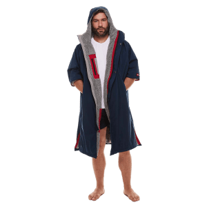 Red Original, Men's Short Sleeve Pro Change Robe EVO - Navy