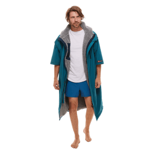 Red Original, Men's Short Sleeve Pro Change Robe EVO - Teal
