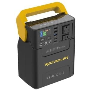 Rocksolar, ROCKSOLAR 100W 133Wh Portable Power Station