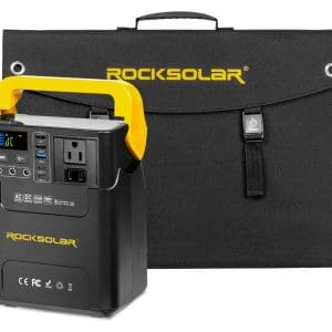 Rocksolar, ROCKSOLAR Adventurer Pro 100W 133.2Wh Portable Solar Generator Kit