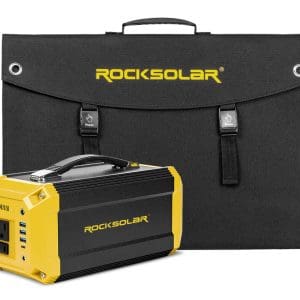 Rocksolar, ROCKSOLAR Utility 300W 333Wh Portable Solar Generator Kit