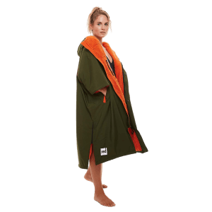 Red Original, Women's Short Sleeve Pro Change Robe EVO - Parker Green