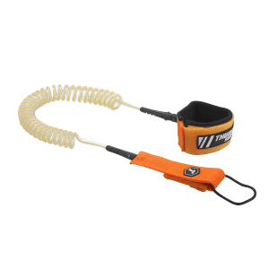 , SUP Coiled Leash - Tangerine