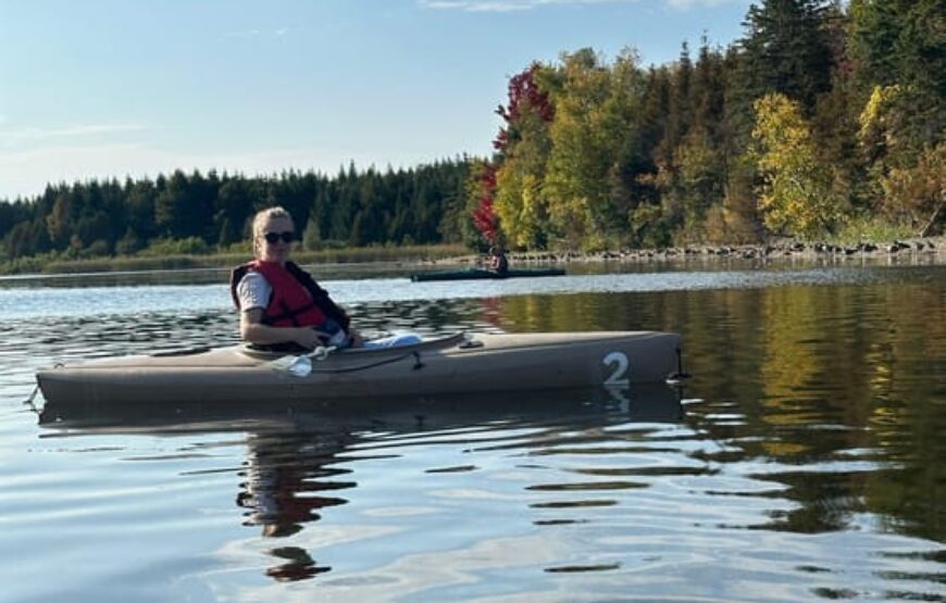 Kayaking tour on Island Lake from Toronto on RV – Motorhome