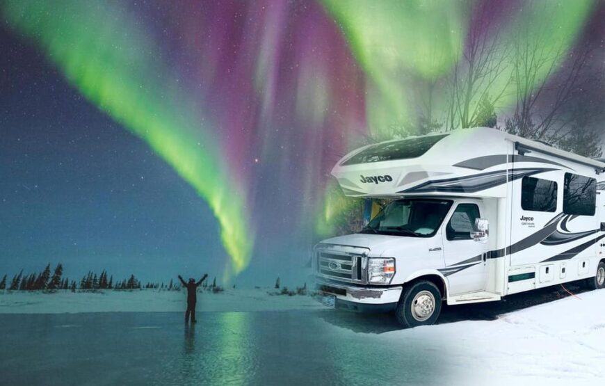 Winter Camping Adventure in Muskoka: Northern Lights Escape RV-Motorhome Tour