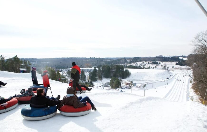 Winter Wonderland: Snow Tubing RV-Motorhome Tour