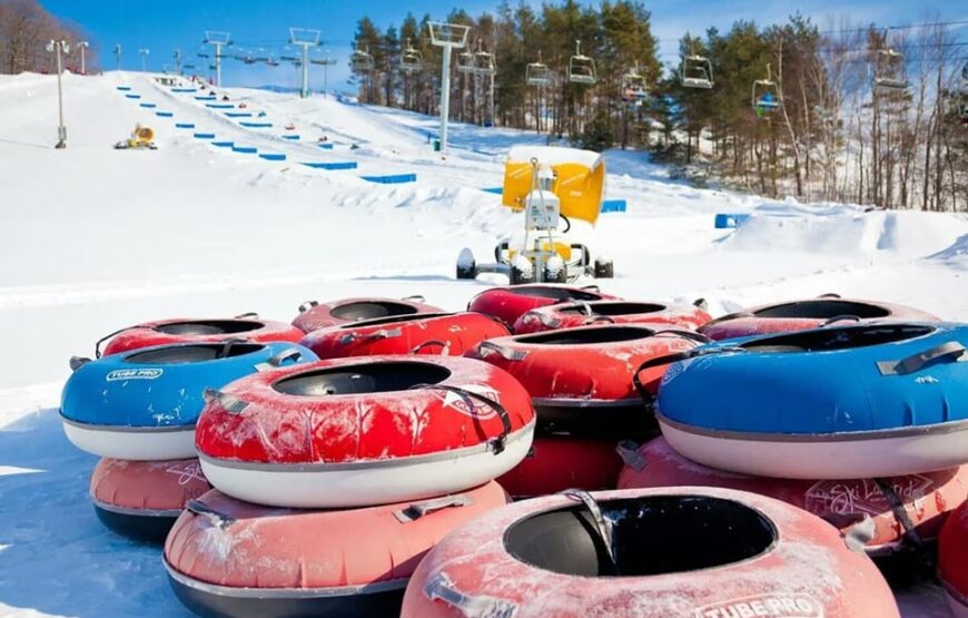 Winter Wonderland: Snow Tubing RV-Motorhome Tour