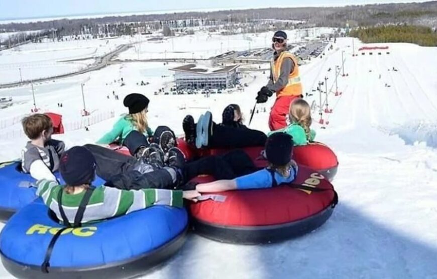 Winter Wonderland: Snow Tubing RV-Motorhome Tour