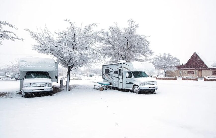 Winter Wonderland: Snow Tubing RV-Motorhome Tour