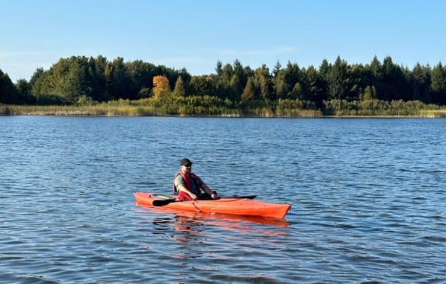 Kayaking tour on Island Lake from Toronto on RV – Motorhome
