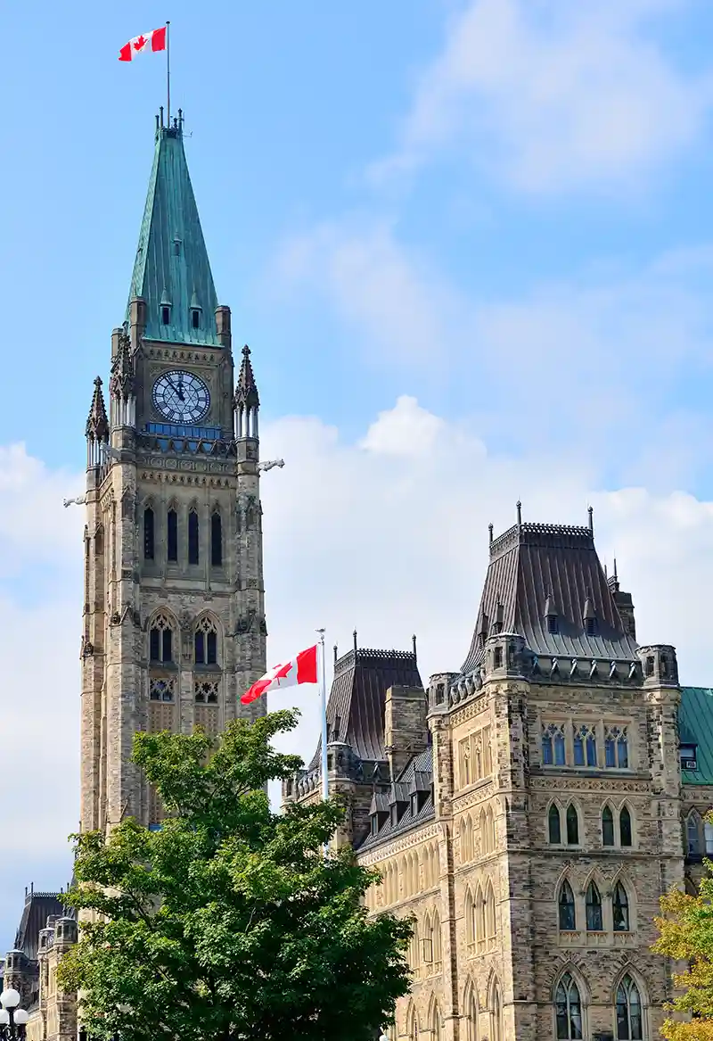 Ottawa parliament, tour in Ottawa from Toronto