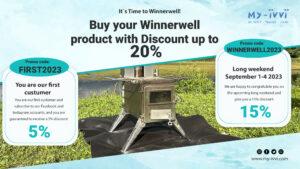 Discount on Winnerwell