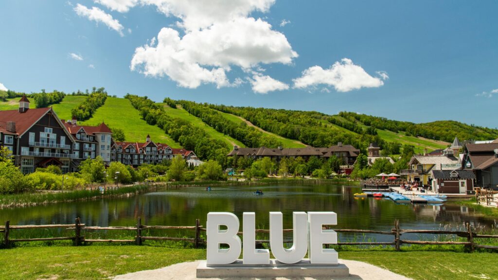 Top Spring Places to Visit in Ontario: blue mountains ontario