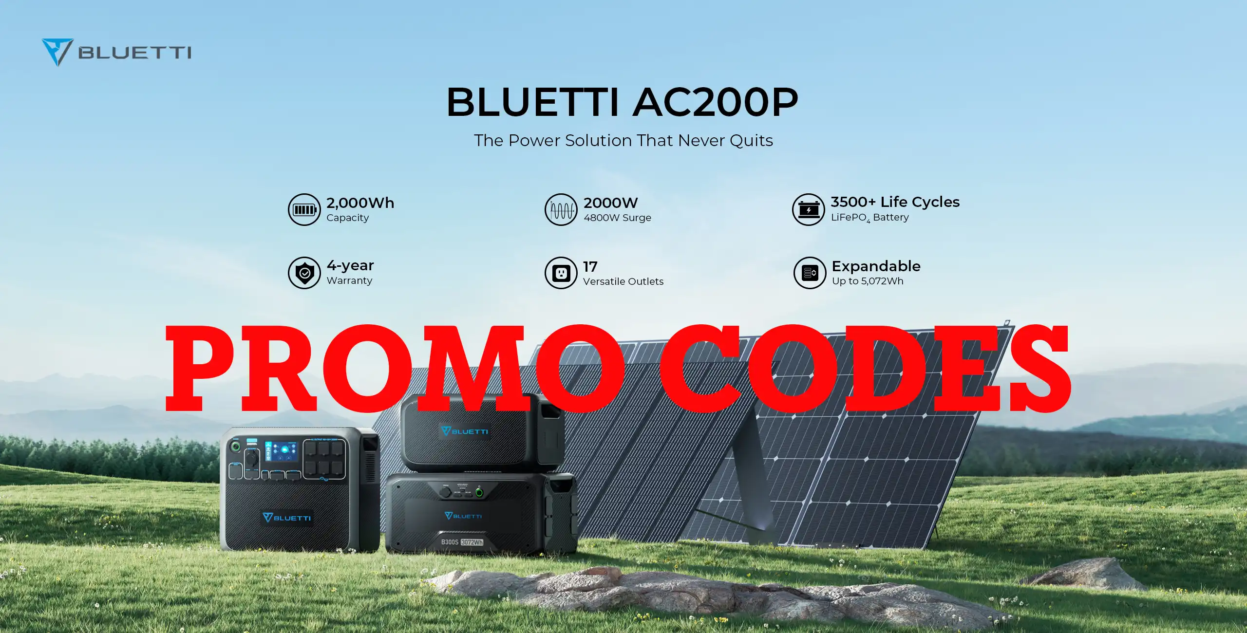 Bluetti Power CA Promo codes