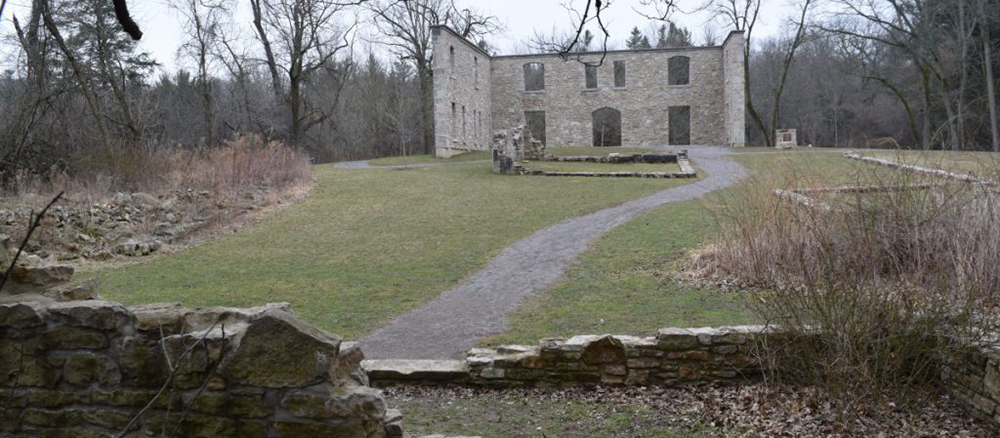 haunted places Ontario - The Hermitage Ruins, Ancaster