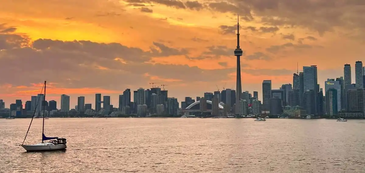 Toronto Islands sunset spots