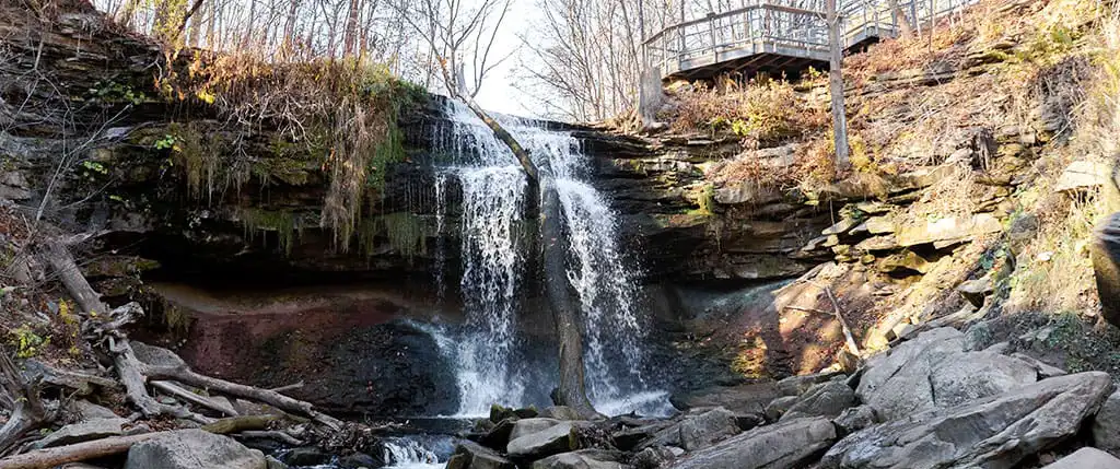 Waterfalls Near Hamilton Smokey Hollow Falls