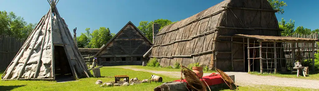 Sainte-Marie among the Hurons - historical sites in Ontario