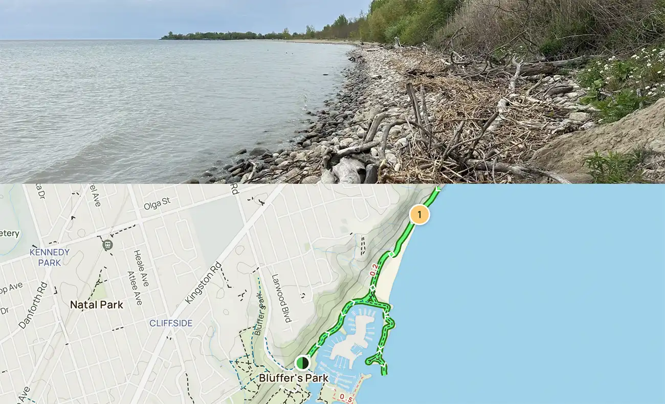  hiking trails near Toronto - Scarborough Bluffs Trail