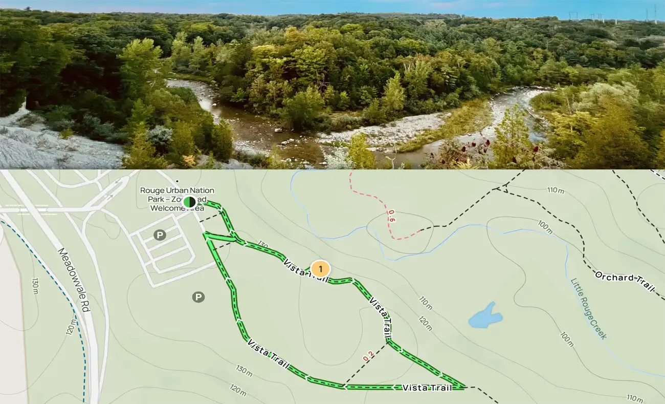 top hiking trails near Toronto - Rouge National Urban Park - Vista Trail