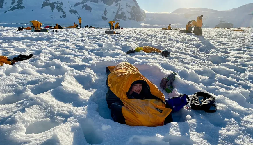 Hiking and Camping in Antarctica