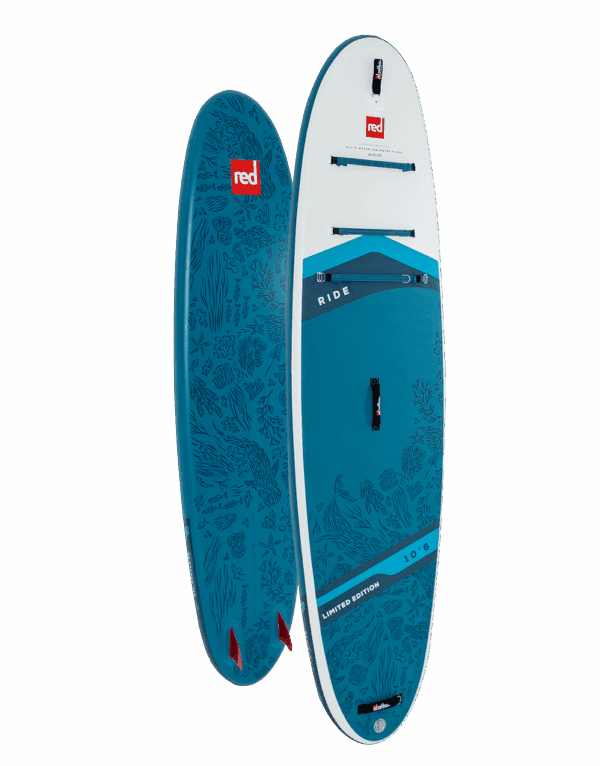 Red Paddle Co, 10'6" Ride Love the Oceans Limited Edition MSL Inflatable Paddle Board Package