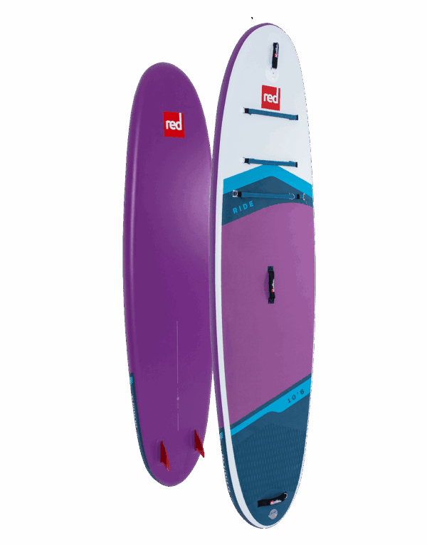 Red Paddle Co, 10'6" Ride Purple MSL Inflatable Paddle Board Package.