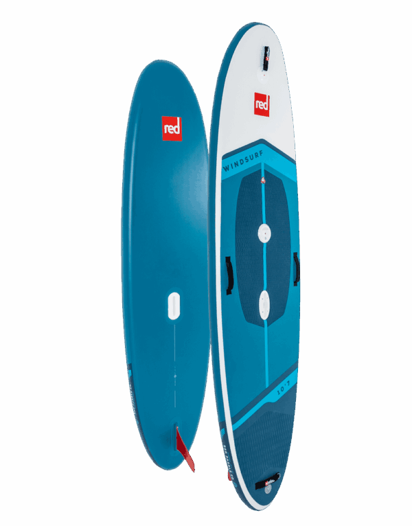 Red Paddle Co, 10'7" Windsurf MSL Inflatable Paddle Board Package.