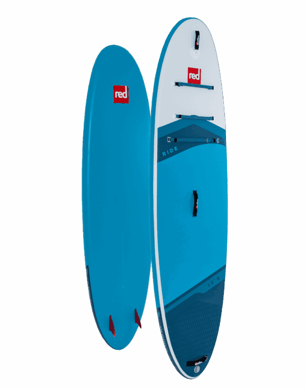 Red Paddle Co, 10'8" Ride MSL Inflatable Paddle Board Package.