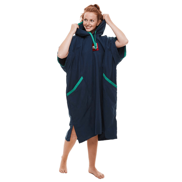 Red Original, Women's Quick Dry Microfibre Changing Robe - Navy