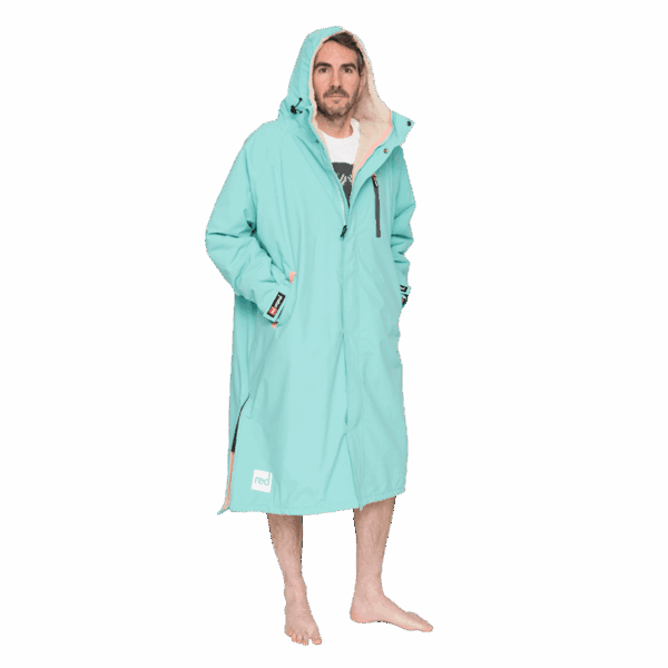 Red Original, Men's Long Sleeve Pro Change Robe EVO - Icebergs Aqua