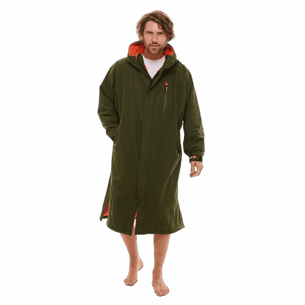 Red Original, Men's Long Sleeve Pro Change Robe EVO - Parker Green