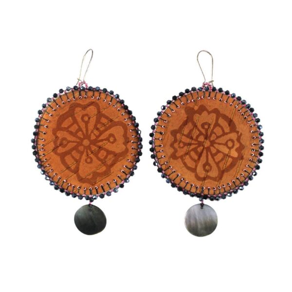 Indigenous Market, Mary Magiskan 'Dad's Flowers' Earrings