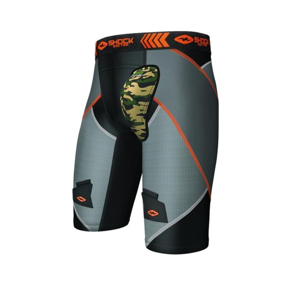 Shock Doctor, SHOCK DOCTOR X-FITT CROSS COMPRESSION HOCKEY JOCK SHORT W/AIRCORE HARD CUP