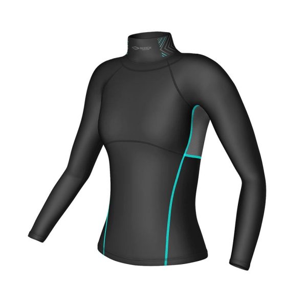 Shock Doctor, SHOCK DOCTOR L/SL GIRLS COMPRESSION NECKGUARD SHIRT