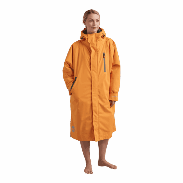 Red Original, Women's Long Sleeve Waterproof Dry Changing Robe Alter Evo - Bitter Orange