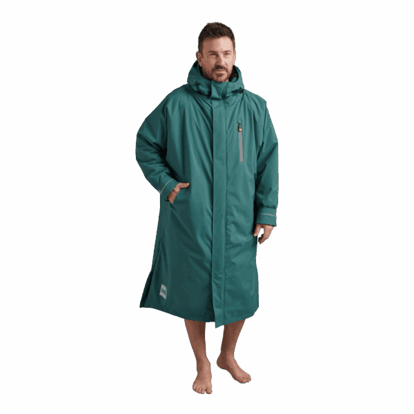 Red Original, Men's Long Sleeve Waterproof Dry Changing Robe Alter Evo - Deep Teal