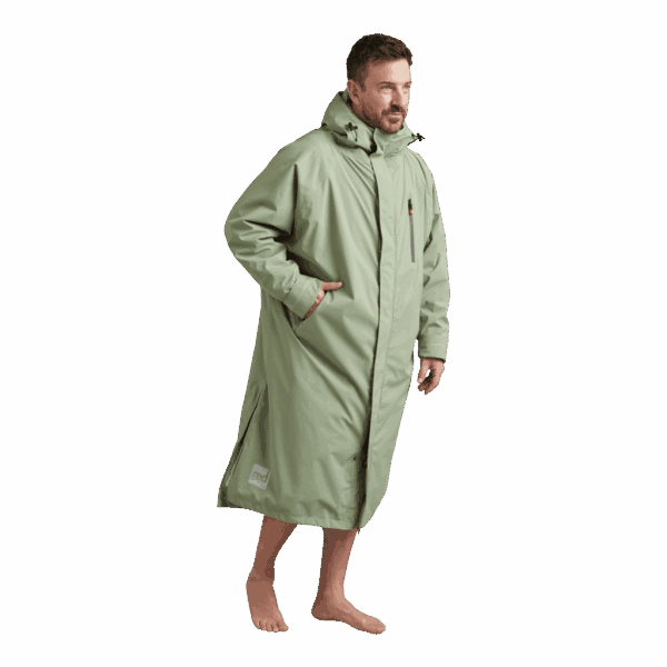 Red Original, Men's Long Sleeve Waterproof Dry Changing Robe Alter Evo - Sage Green