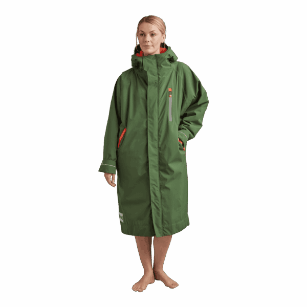 Red Original, Women's Long Sleeve Waterproof Dry Changing Robe Alter Evo - Forest Green