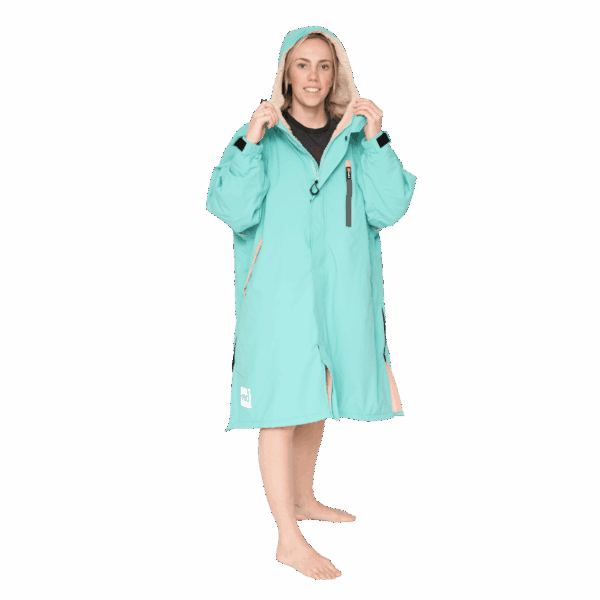 Red Original, Women's Long Sleeve Pro Change Robe EVO - Icebergs Aqua