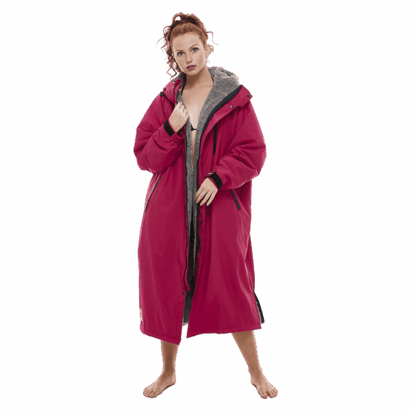 Red Original, Women's Long Sleeve Pro Change Robe EVO - Fuchsia